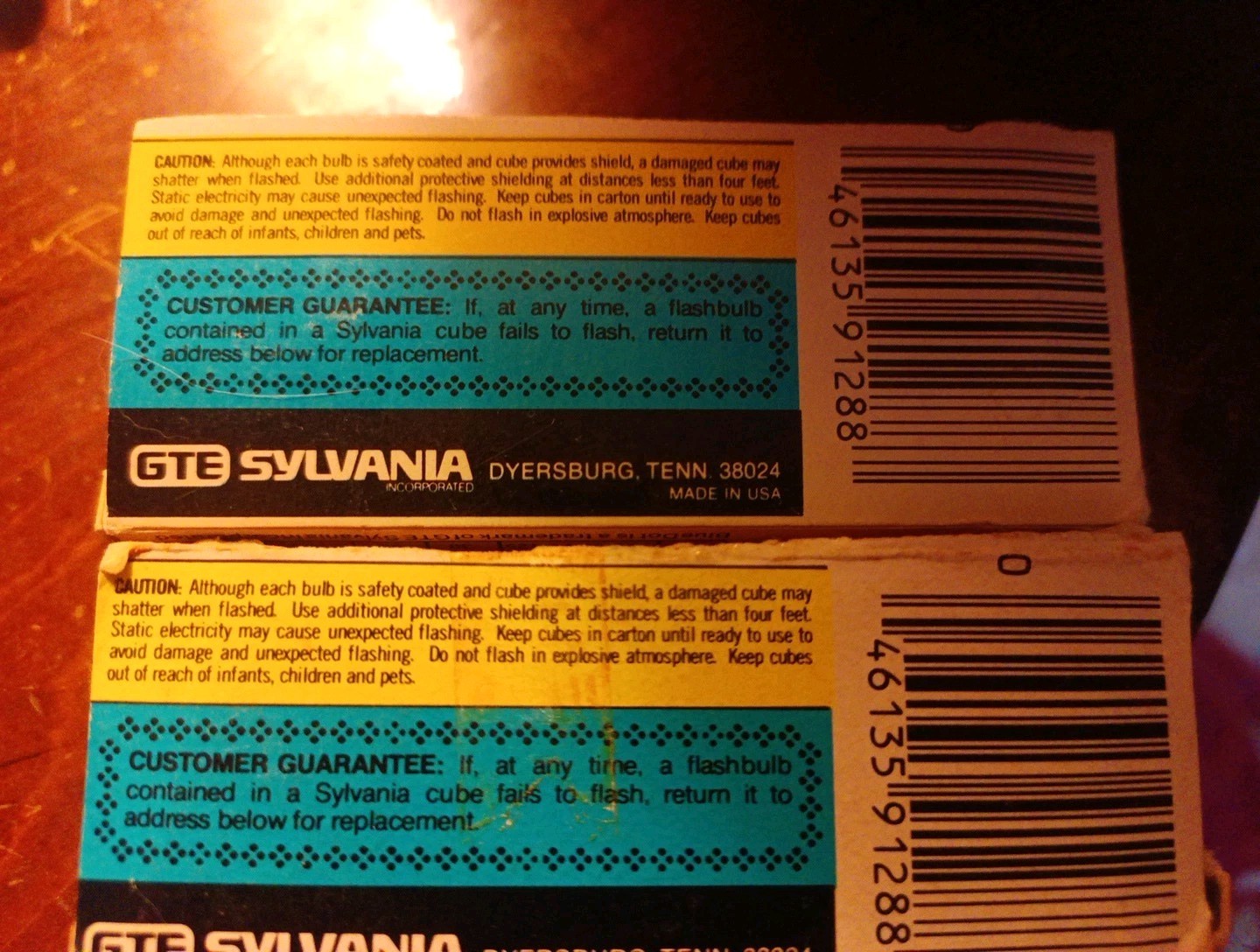 Vintage NEW 2-3pack Sylvania Blue Dot Flashcubes 6 Cubes 24 Flash