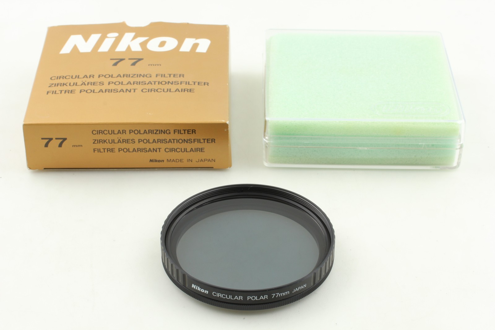 [Exc+5] Nikon Genuine 77mm Circular Polar Polarizing Filter From JAPAN