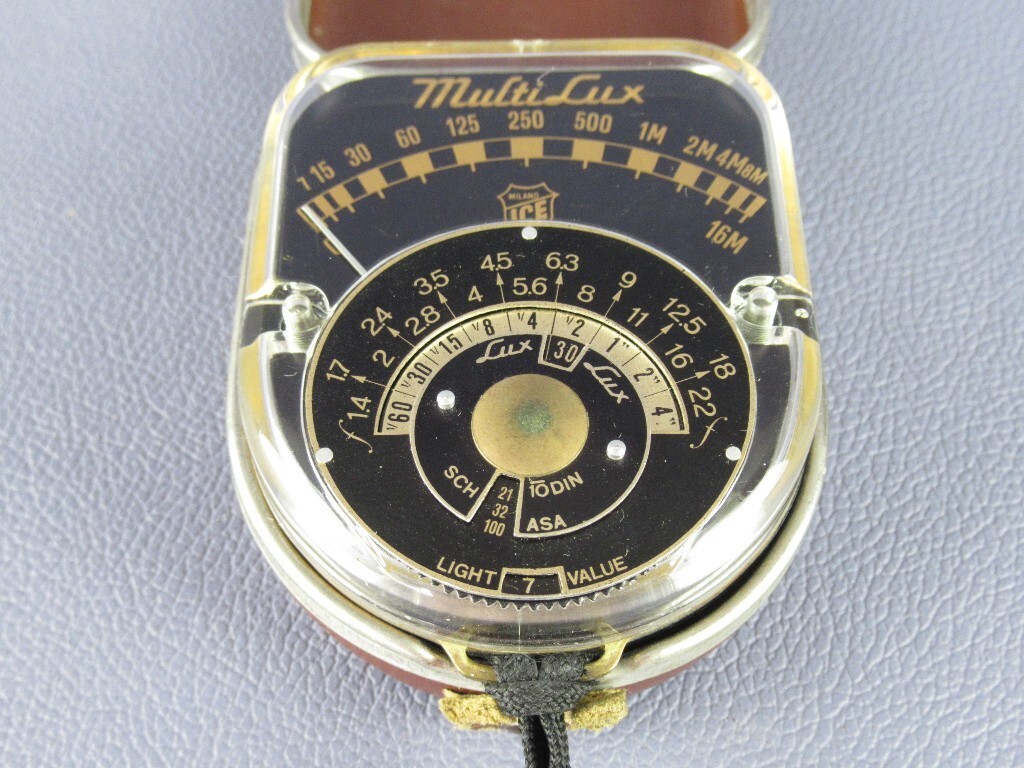 Multilux Ice Analog Exposure Meter Vintage Photography Instrument From The 1960S