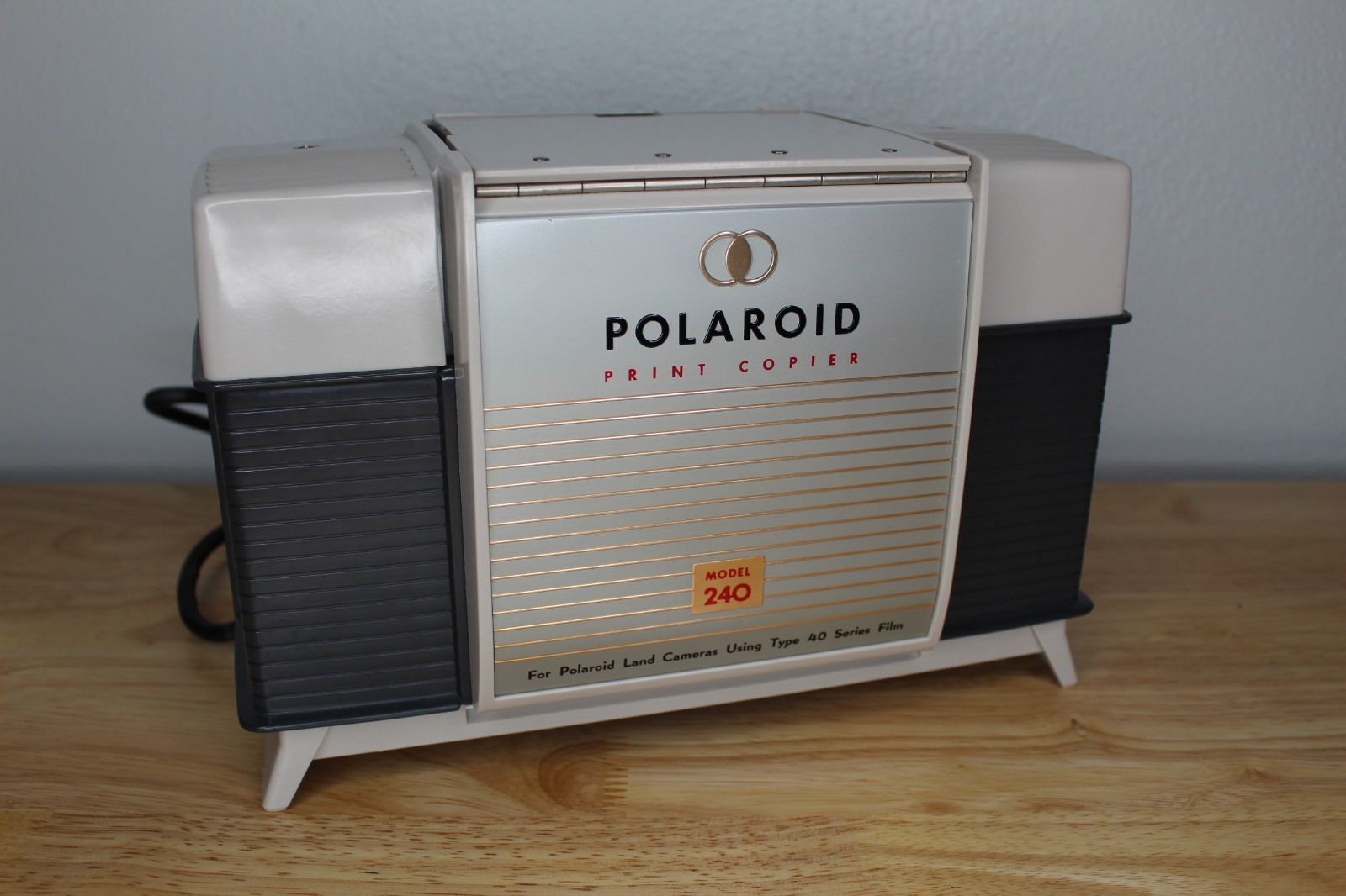 Polaroid Print Copier Model 240 with Box, Manual, Shutter Cable, and Filters