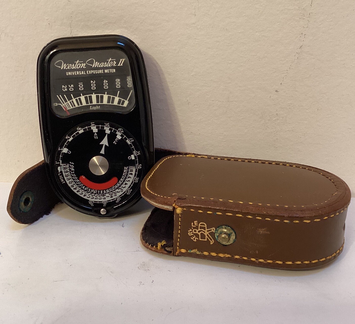 Vintage Weston Master II Exposure Meter & Case Model 735 Untested Photography