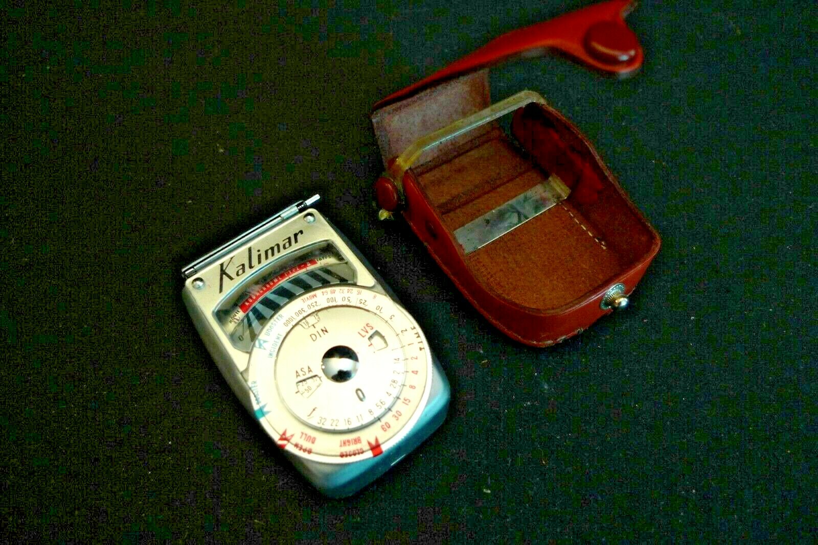 VINTAGE KALIMAR KODACHROME TYPE II LIGHT EXPOSURE METER CAMERA GAUGE JAPAN 1950