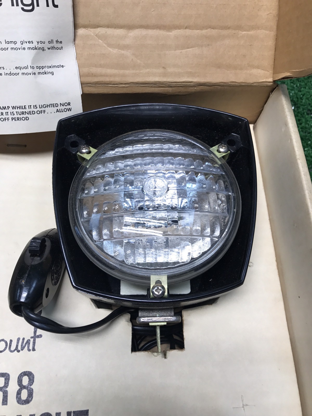 Vintage Atlas Warner Top Mount Super 8 Movie Camera Light Model 888 Orig Box wow