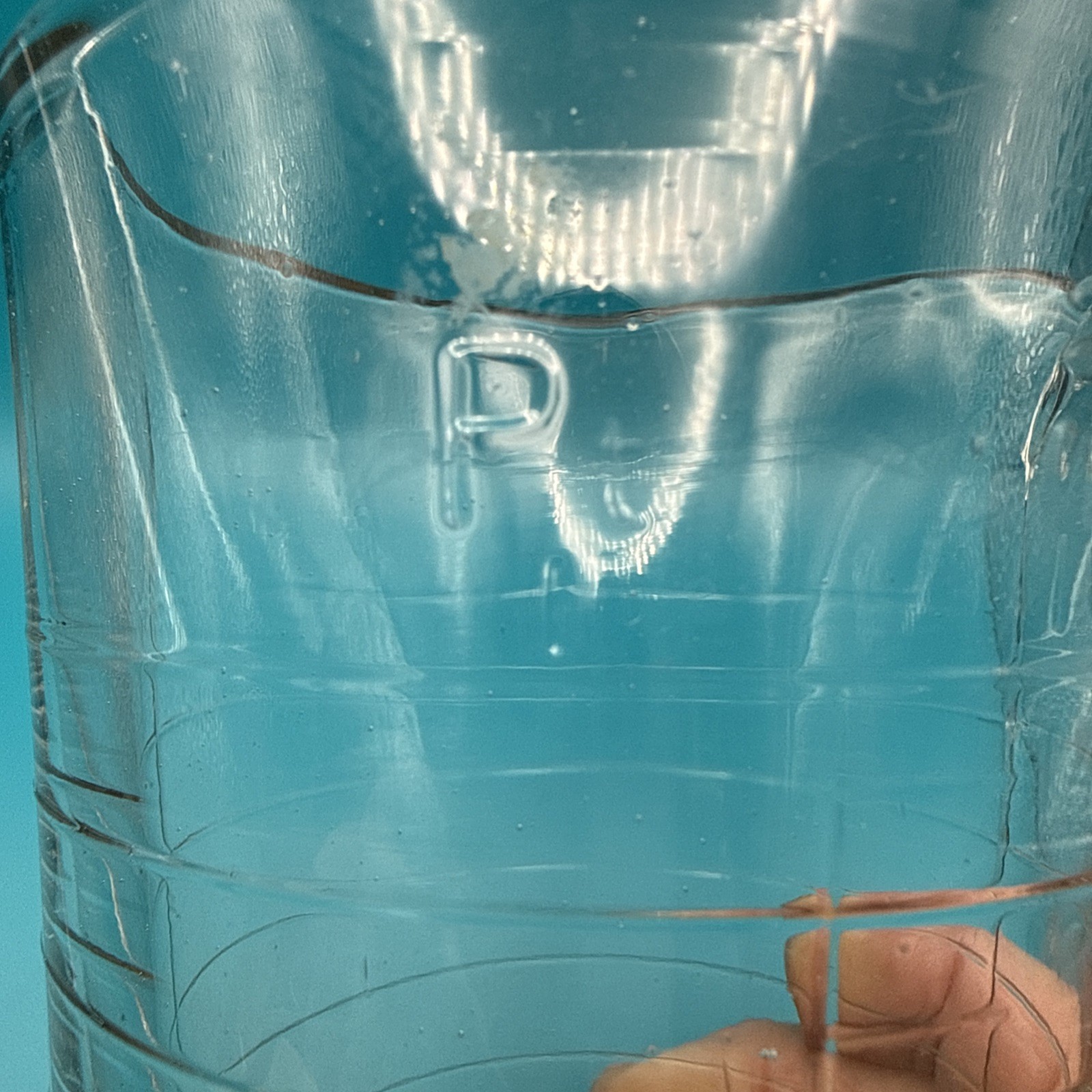 Vintage Kodak Photographic Glass Tumbler Measuring Beaker 16 Oz (20 Oz Total)