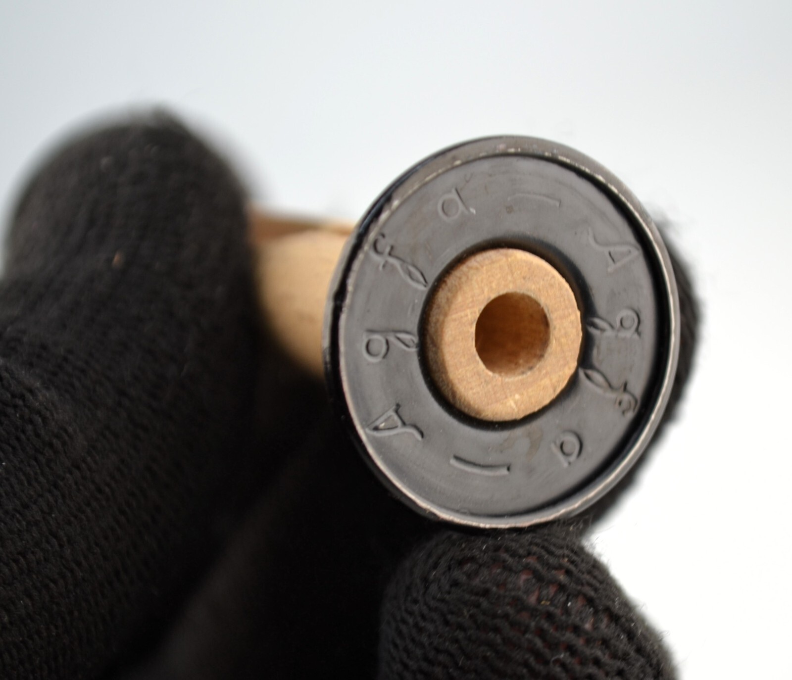 BELGIAN AGFA ORIGINAL WOODEN TAKE-UP 120mm SPOOL FOR MEDIUM FORMAT CAMERAS