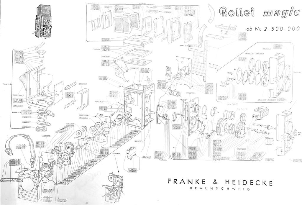 13X Rollei Rolleiflex & Rolleicord Posters C.90X60Cm