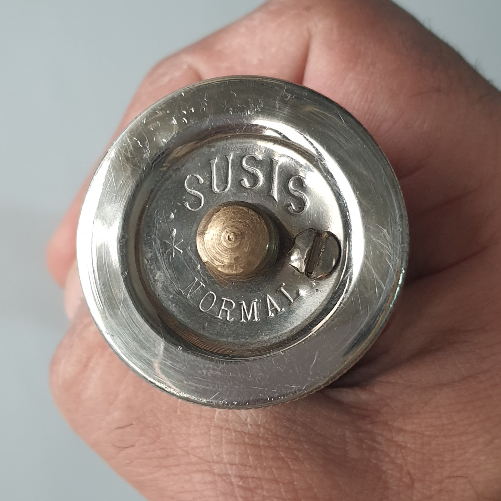Vintage SUSIS Normal Brass Camera Tripod German Black Enamel Antique Stand 131cm