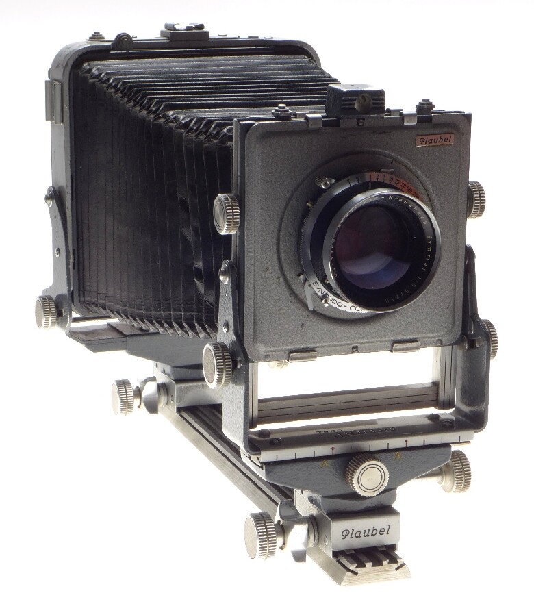 Plaubel large format 9×12 10×15 monorail camera schneider symmar angulon lenses