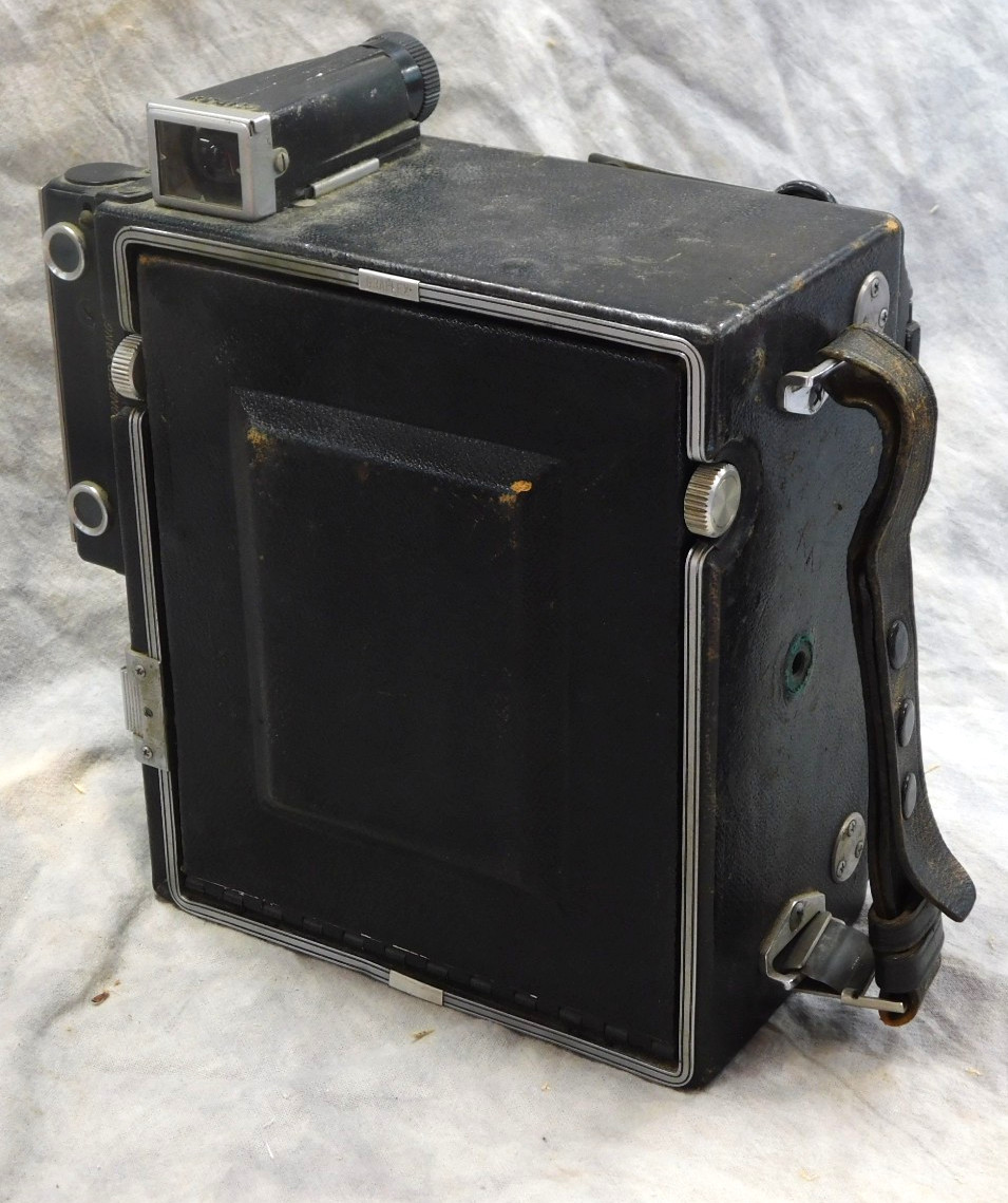 Vintage Pacemaker Speed Graphic 4×5 w/ 203mm f/7.5 Graflex Optar READ!