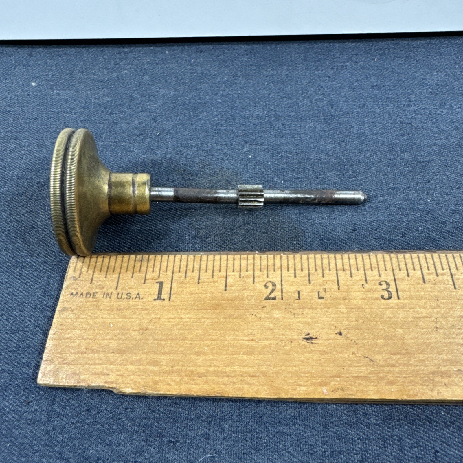 Brass Knob Part for Tangental Rack and Pinion Focusing System on Petzval Lens