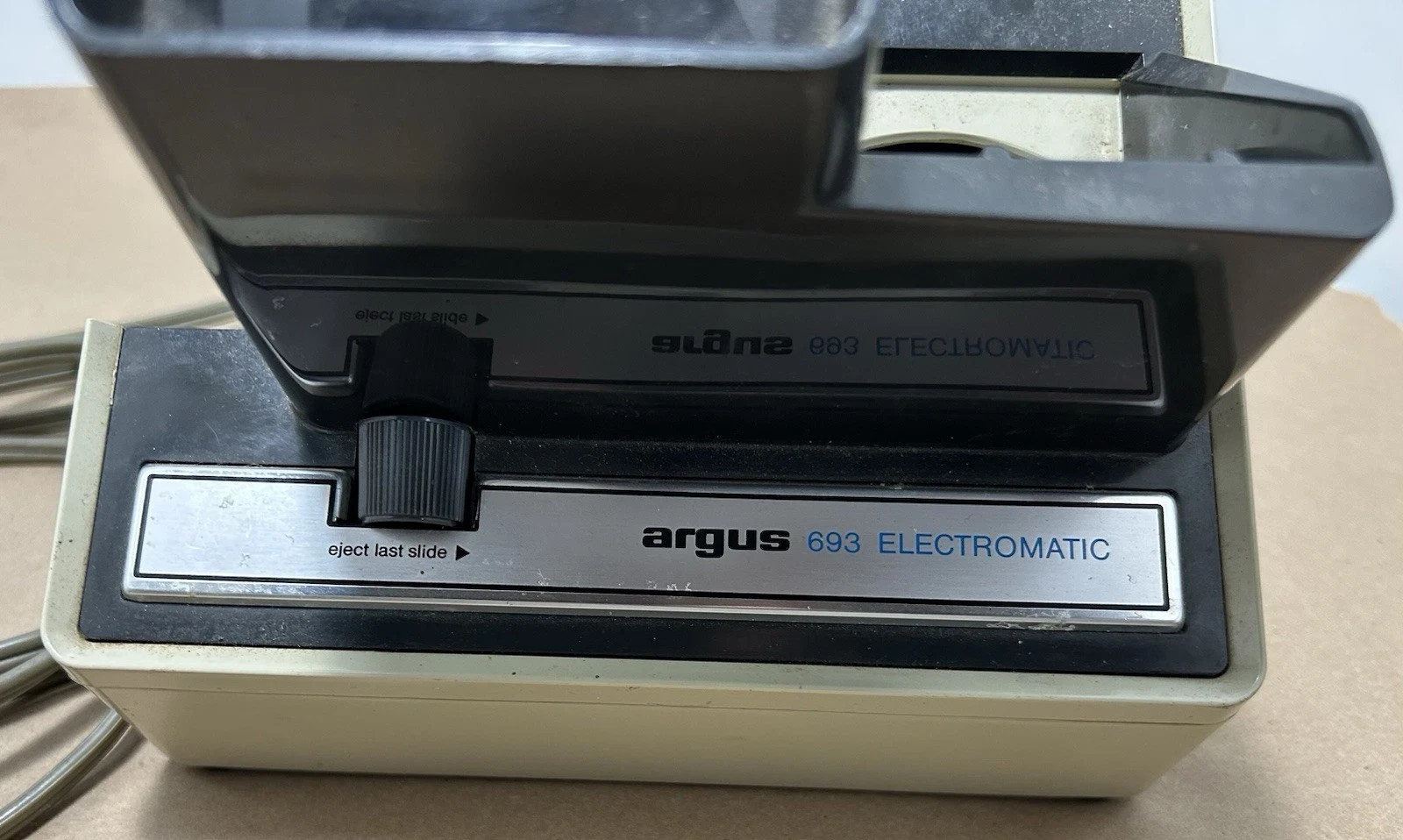 VINTAGE ARGUS 693 ELECTROMATIC SLIDE SORTER VIEWER TESTED WORKING