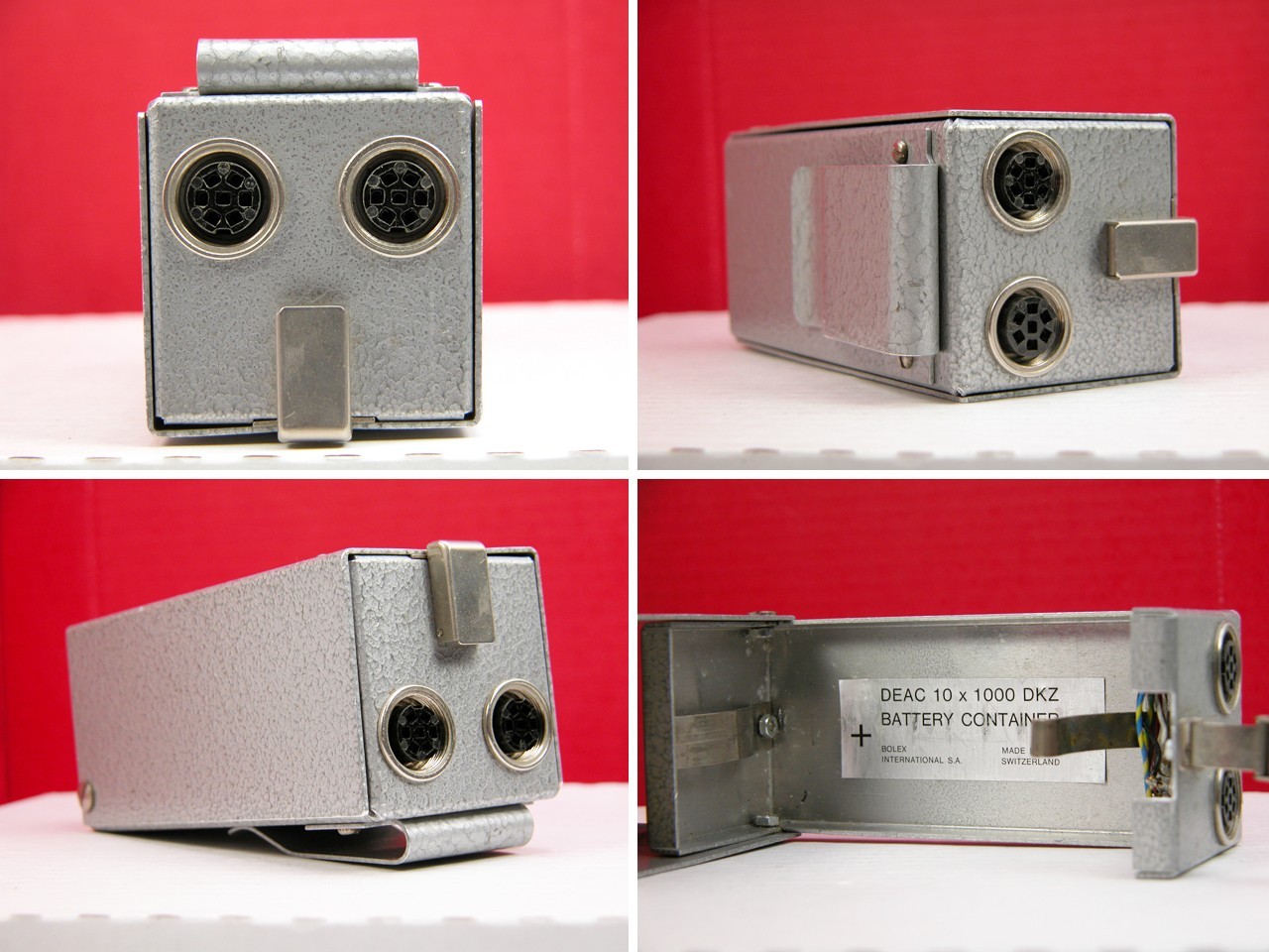 Bolex BATTERY CONTAINER For EBM 16mm Movie Camera or ESM Motor Nice!