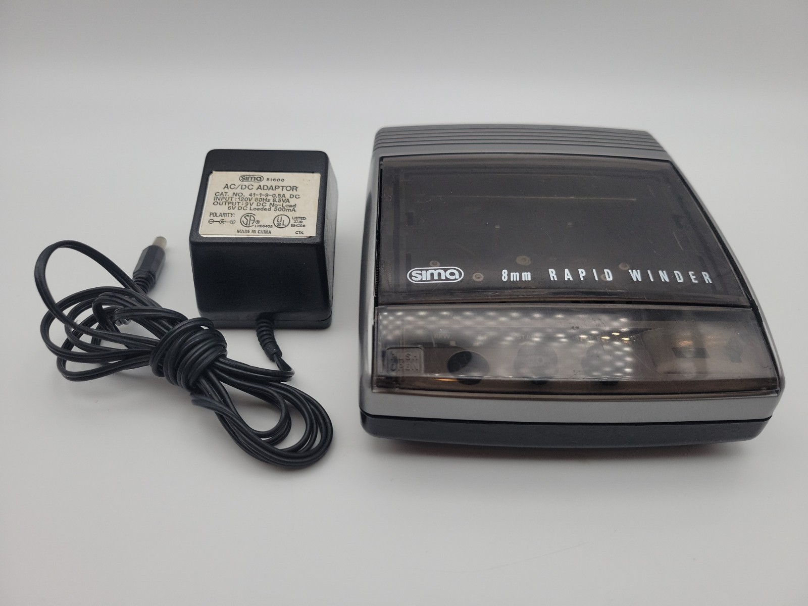 Sima 8mm Rapid Winder Film Rewind Machine Super 8 Movie Reel Tested