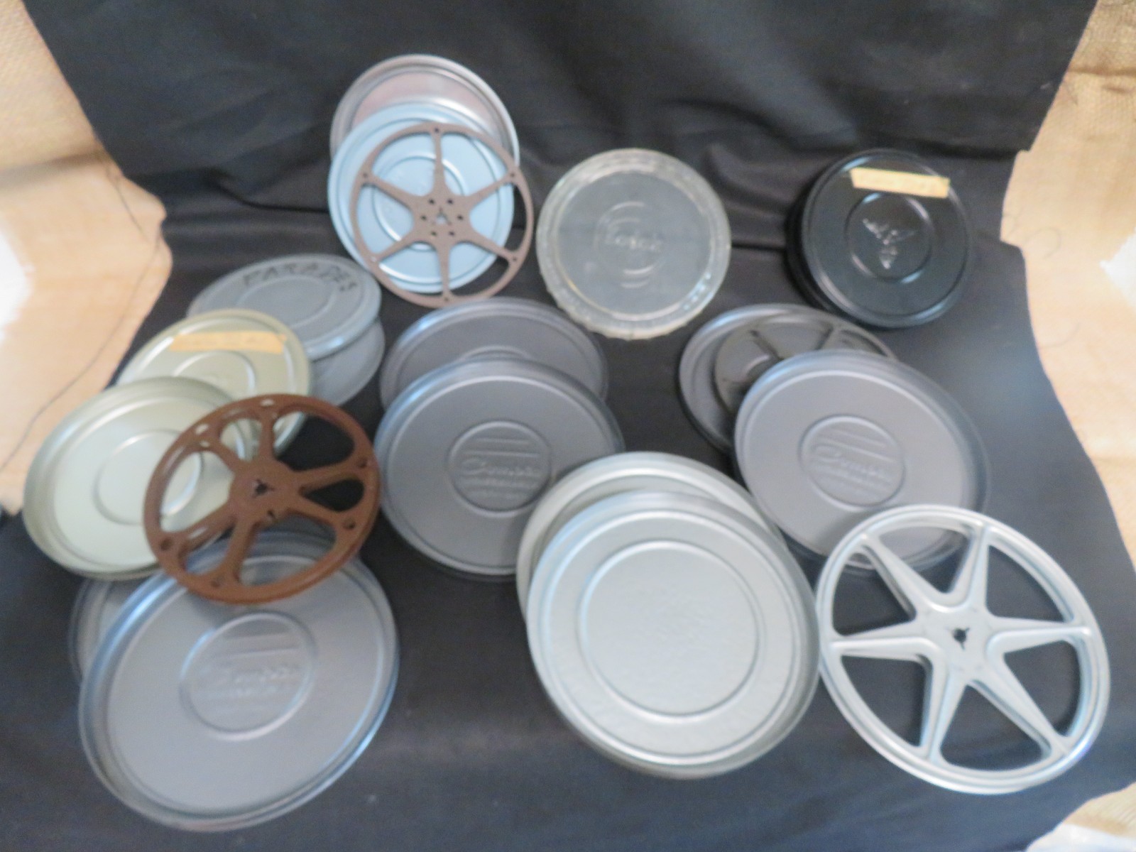 Brumberger 8mm Metal Film Movie Reel Case with Empty Tins & Reels