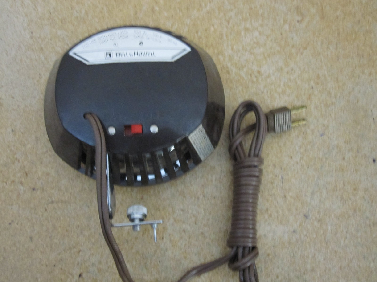 Bell & Howell Super 8 Camera Movie Light 41969 EUC Tested