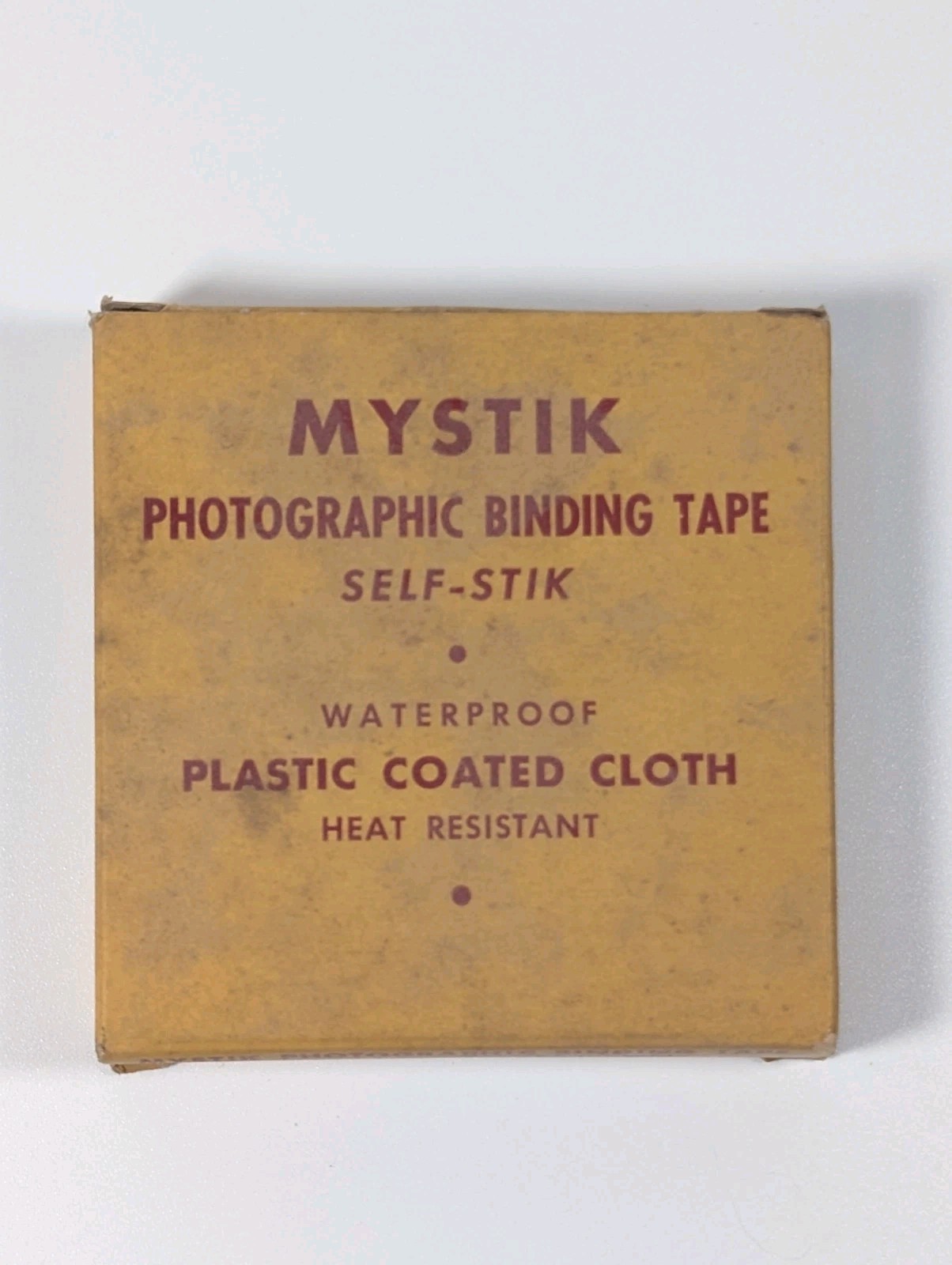 Vintage Mystik Photographic Binding Tape 35mm Waterproof Cloth Adhesive Vtg