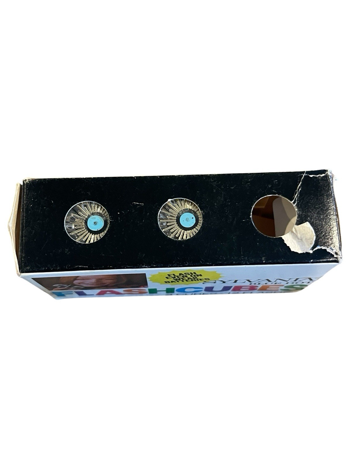 Vintage Sylvania Blue Dot Flashcubes 4 Flash Cubes