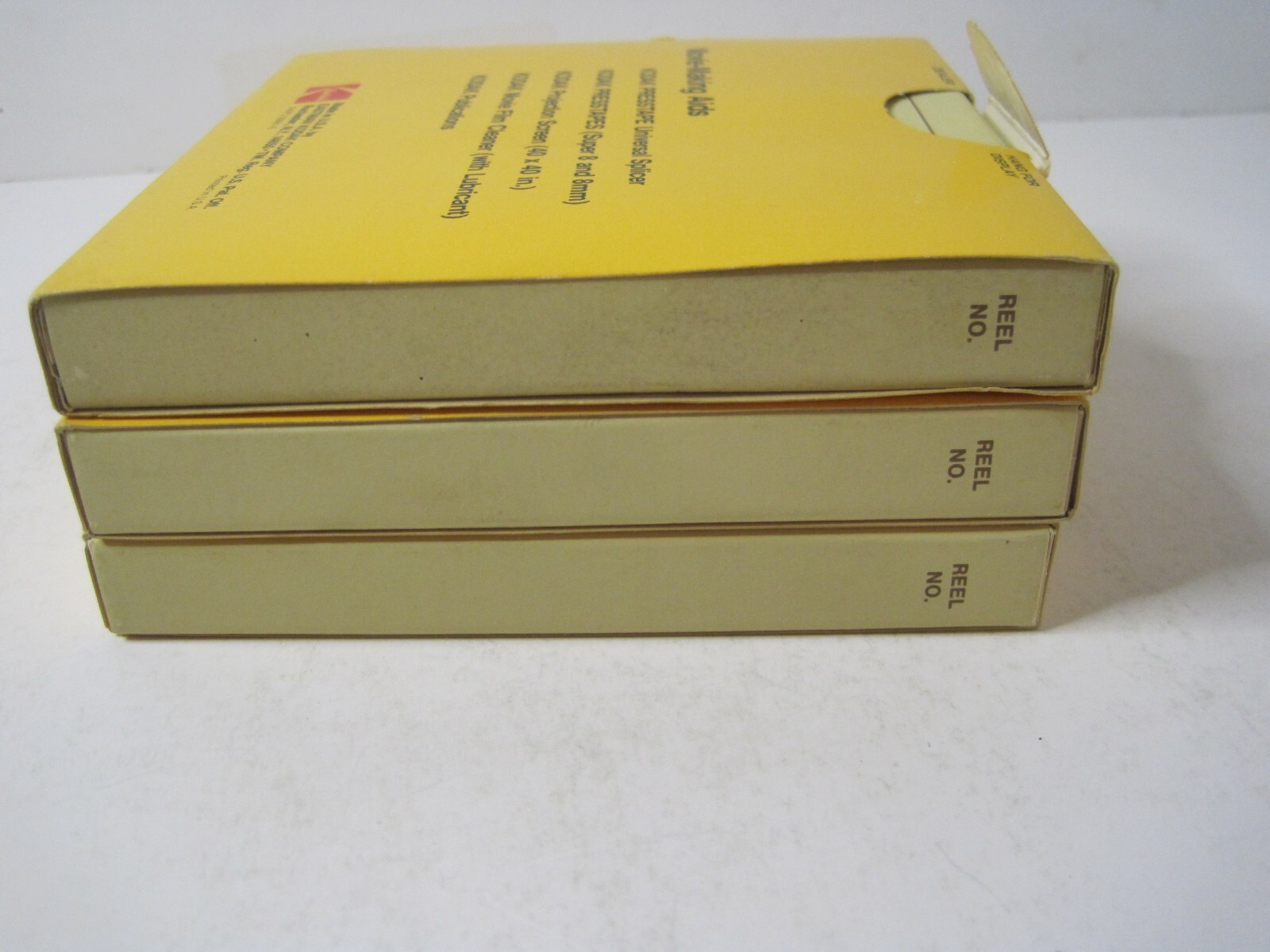Lot of 3 Kodak 882 Movie Reel Super 8 and 8mm 200ft in Box D882, CAT178 5203