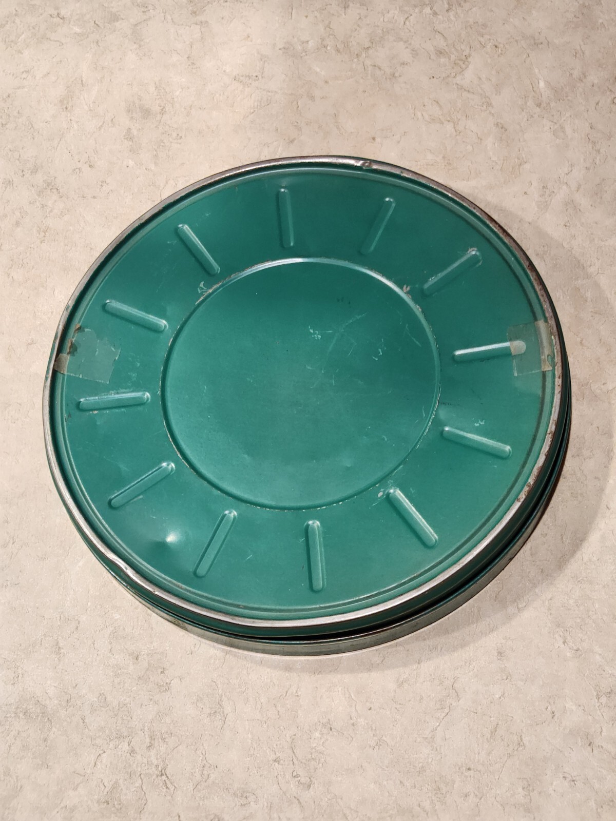 8mm FILM & METAL CANISTER GREEN LABELED FOOTBALL GAME