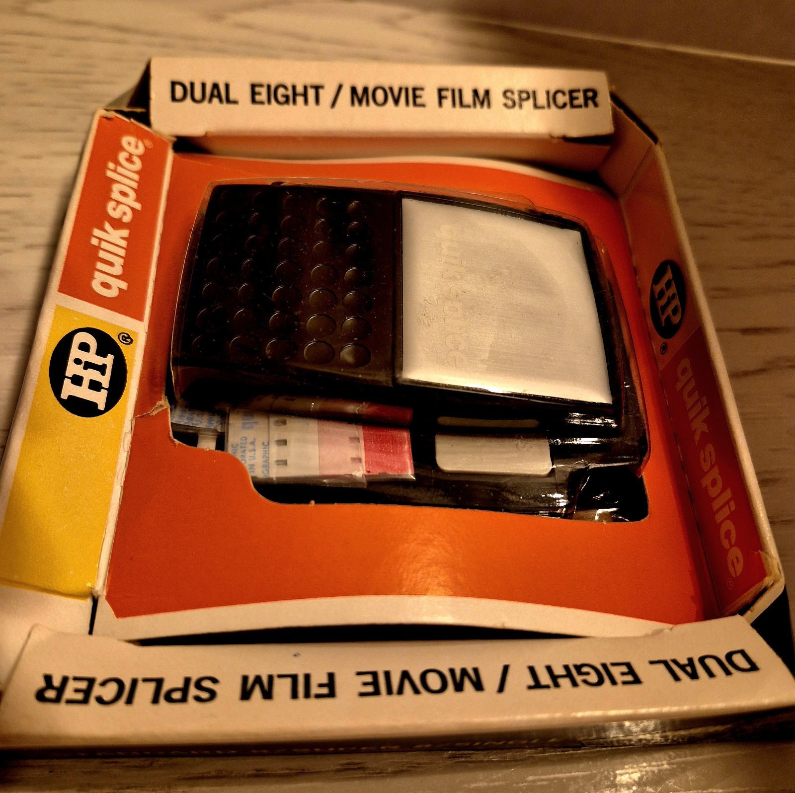 Vintage HIP Quick Splice Dual Eight Movie Slicer 3-Way Splicer 1968 Film Editor