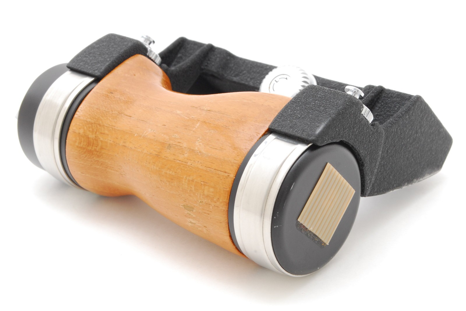 ⏯️ [Top MINT] Asahi Pentax Wood Hot Shoe Hand Grip for 6×7 67 67II From JAPAN K0