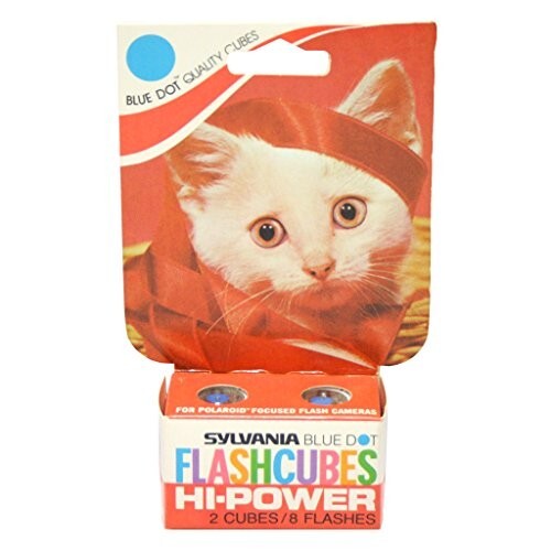 GTE Sylvania 24 Two Packs (48 Cubes) (192 Lamps) of Hi-Power Blue Dot Flash Cube