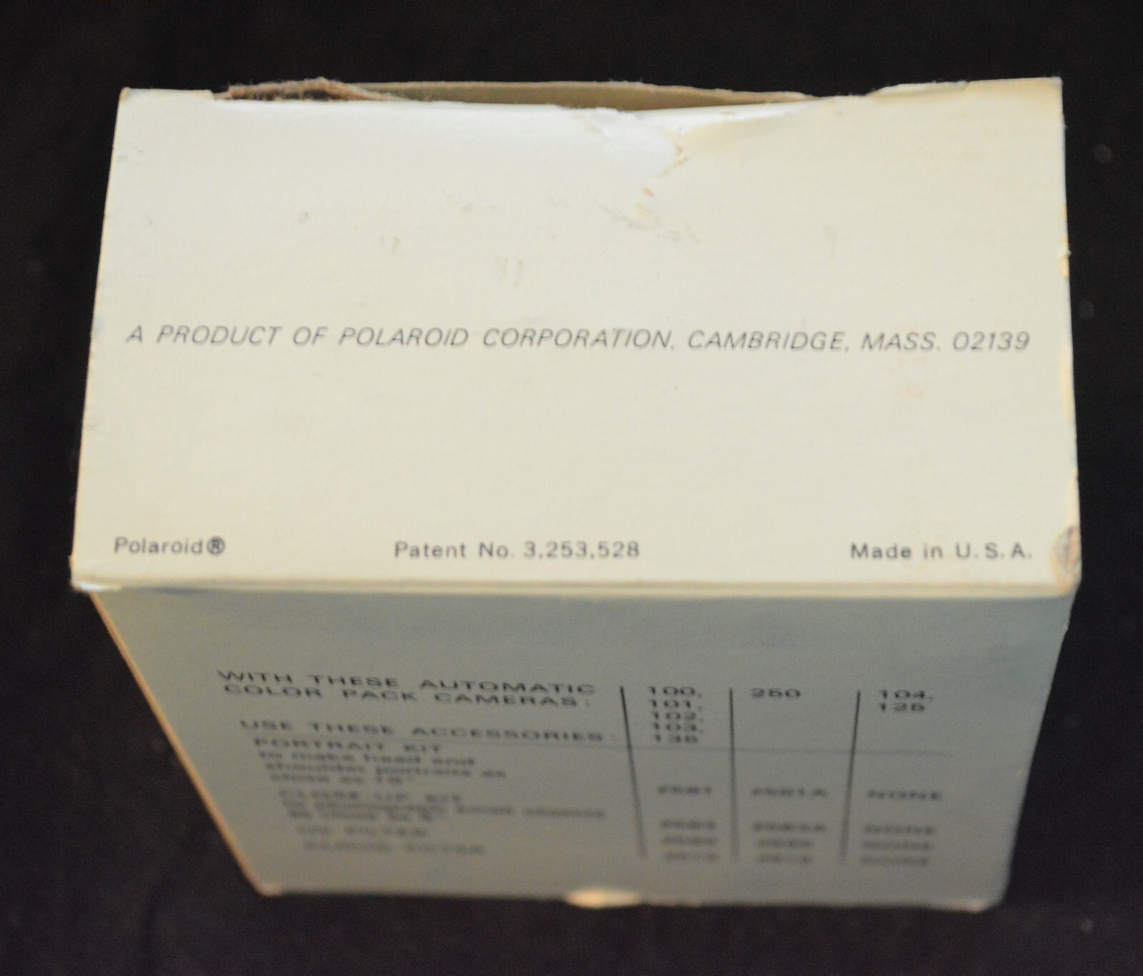 NEW Vintage POLAROID Portrait Kit #581A with original box