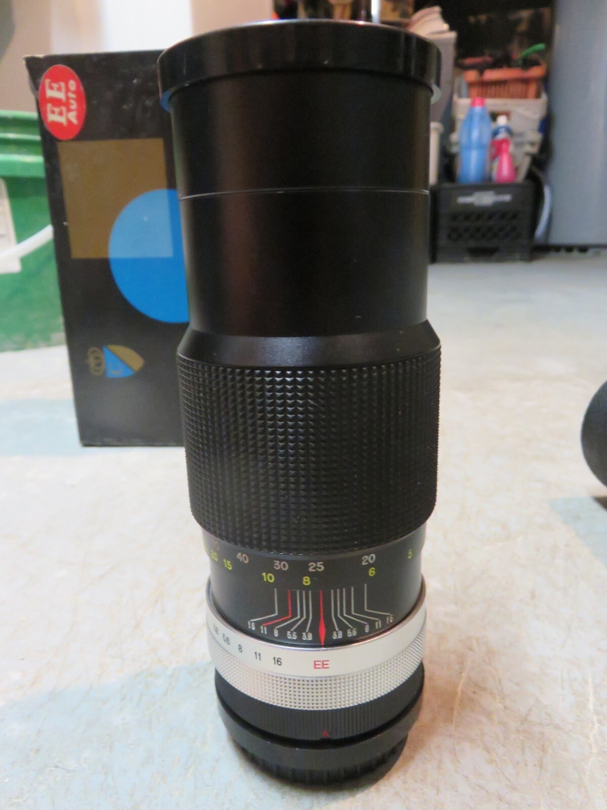 Older CARENAR F/3.8 135 mm EE AUTOMATIC TELEPHOTO LENS (New in Carton-Read Below