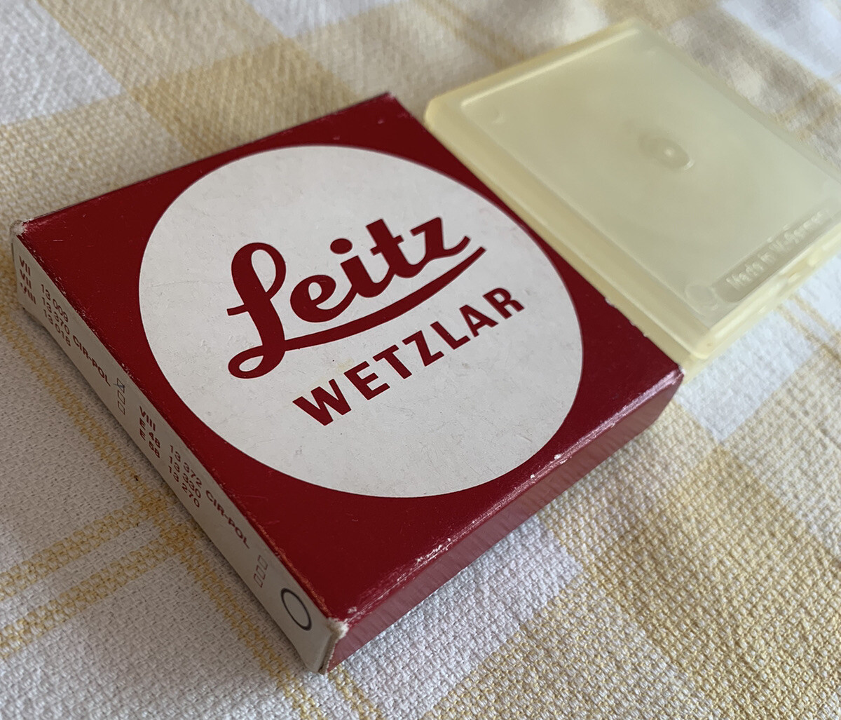 Leitz Wetzlar Germany Filter Box and Case Only-Read Description