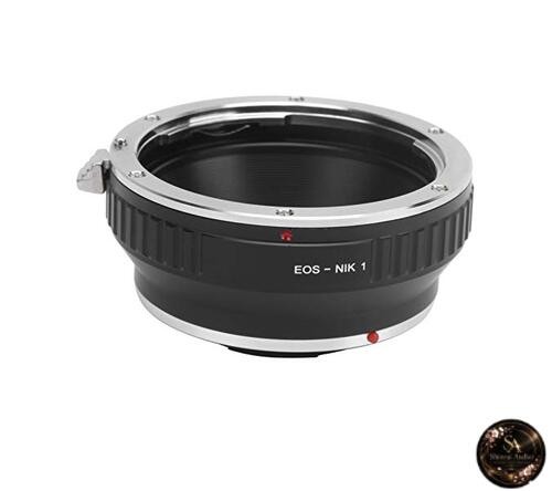 Aluminum alloy manual focus lens adapter ring for Canon EF lenses to Nikon