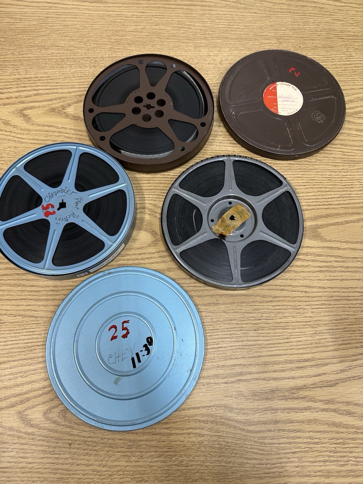 3 Vintage 16mm Reels 1960s