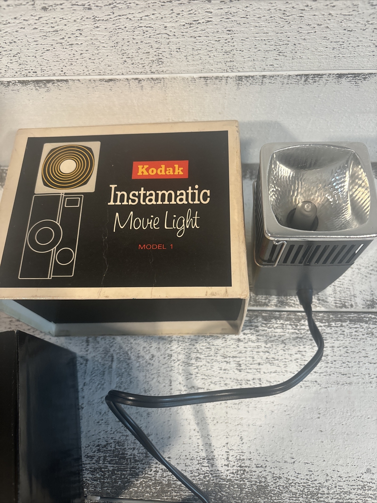 Vintage Kodak Instamatic Movie Light Model 1 With Box