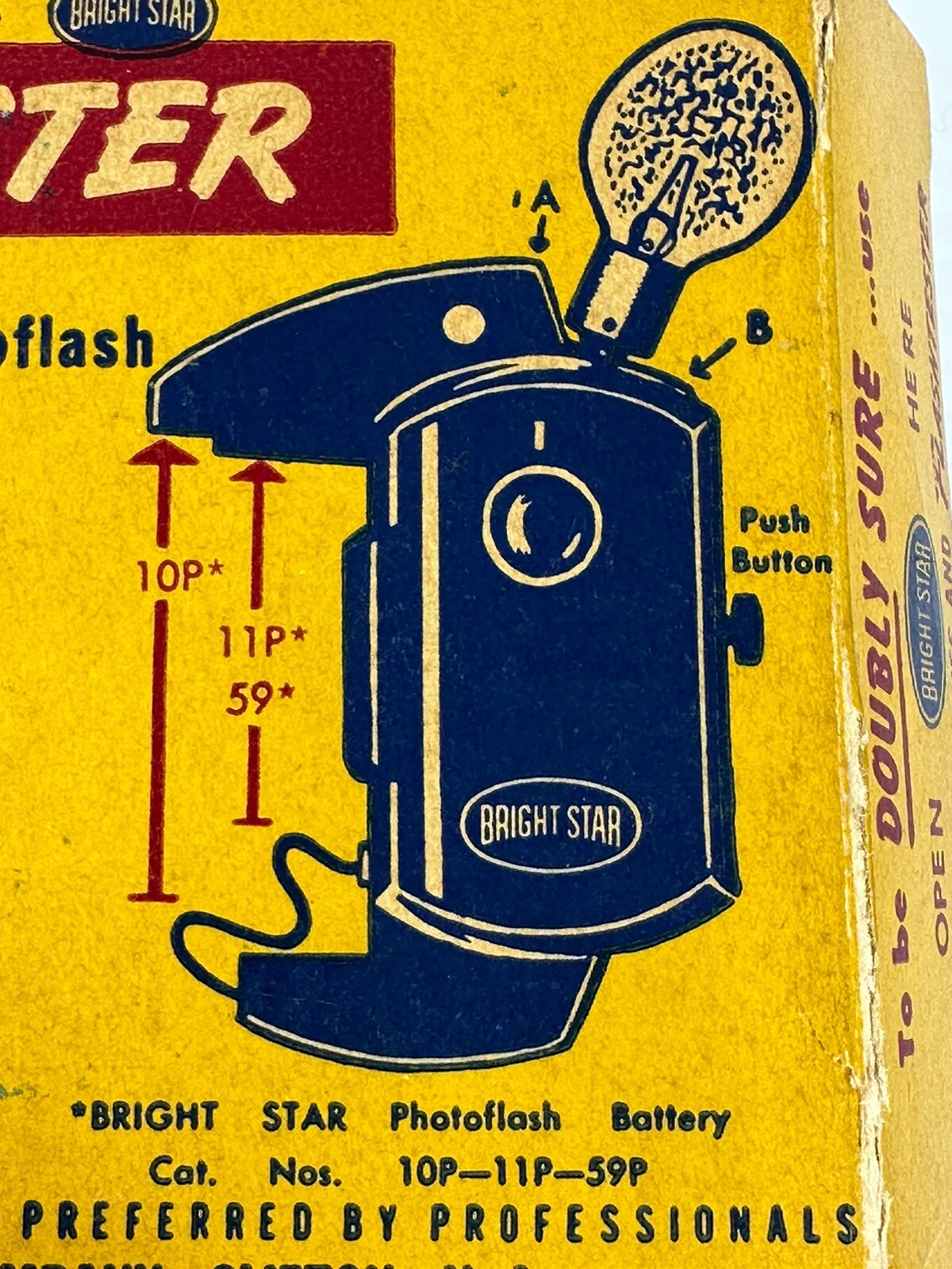Vintage Bright Star Dual Flashtester Batteries and Bulbs In Original Box