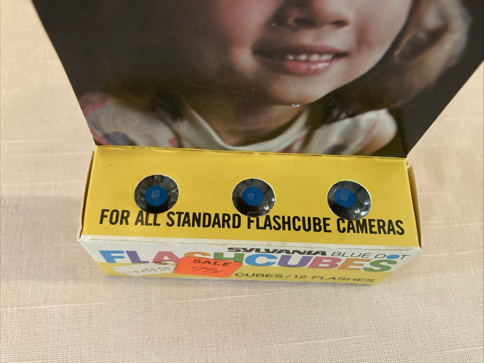 Sylvania Blue Dot Flash Cubes Vintage 3 Pk Camera Flash GTE Products USA