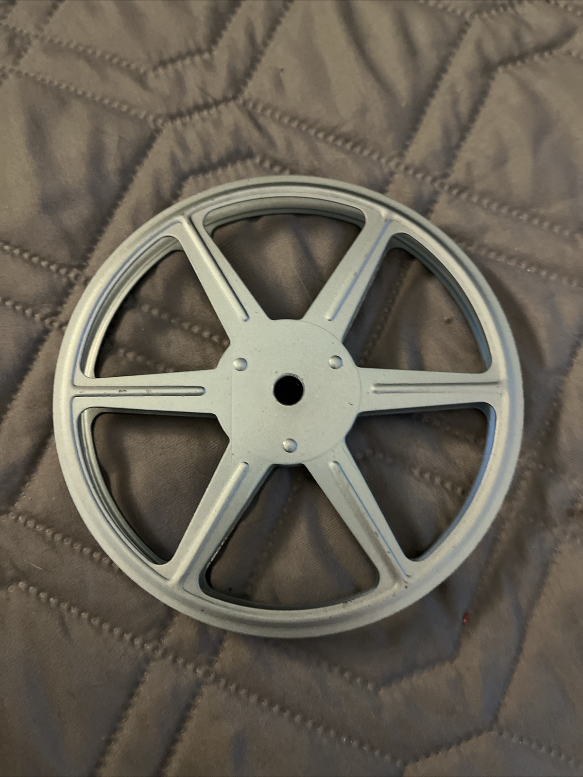 Vintage 200Ft Super 8 Metal Movie Reel 5 inches & Case Arlan’s