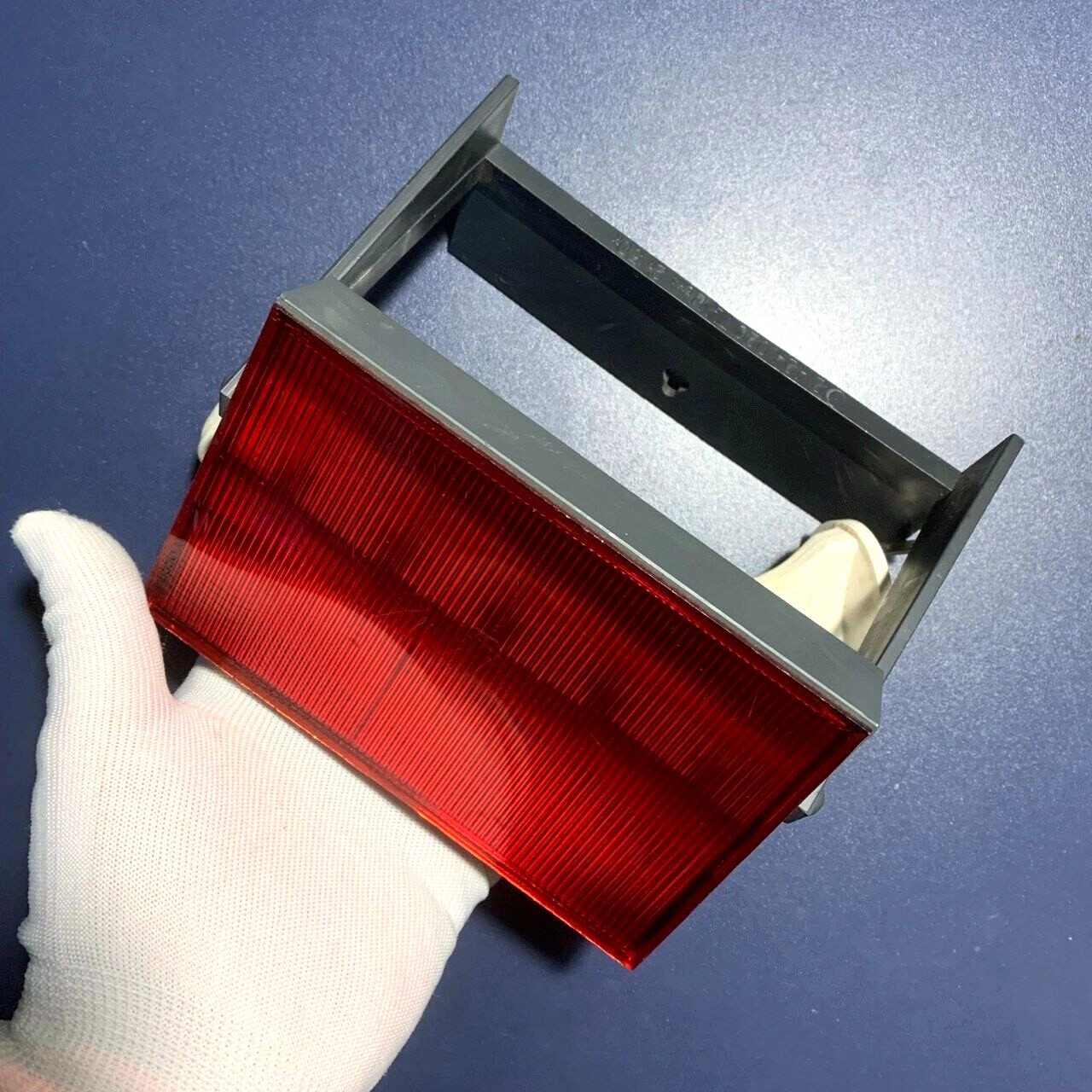 Vintage Red Photo Lantern for Photo Printing. Soviet Era, USSR. Retro Rare 1980s