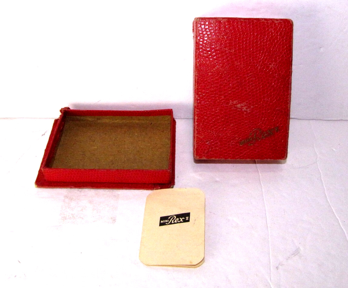 Box & Original Instructions Manual for Bower Mini Rex II Light Meter Vintage