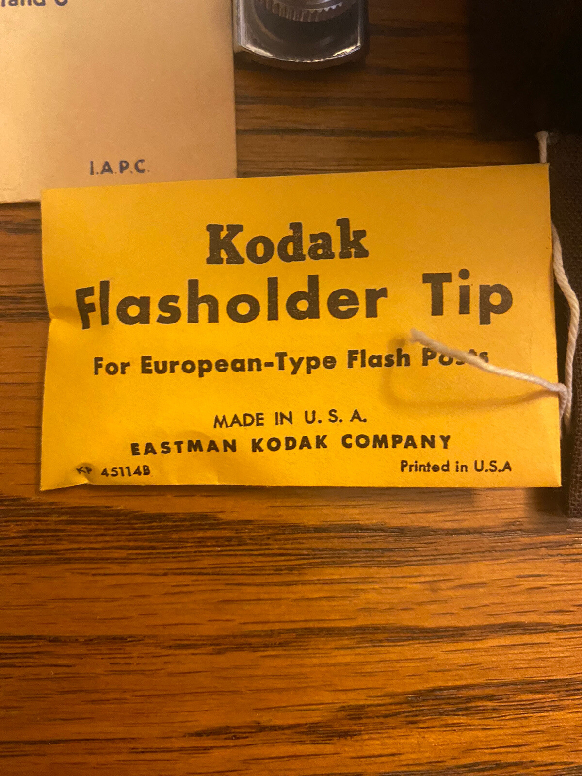 VINTAGE Kodak Standard Flasholder With Original Box – No. 721 Brown