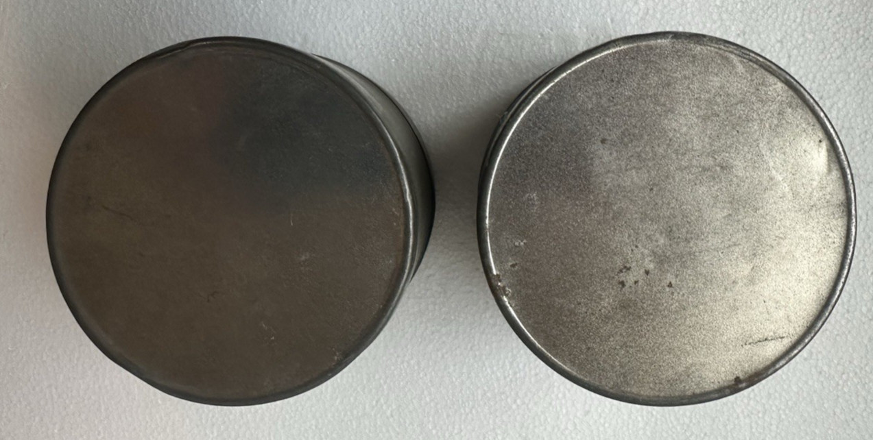 Vintage Metal Film Canisters Lot of 2