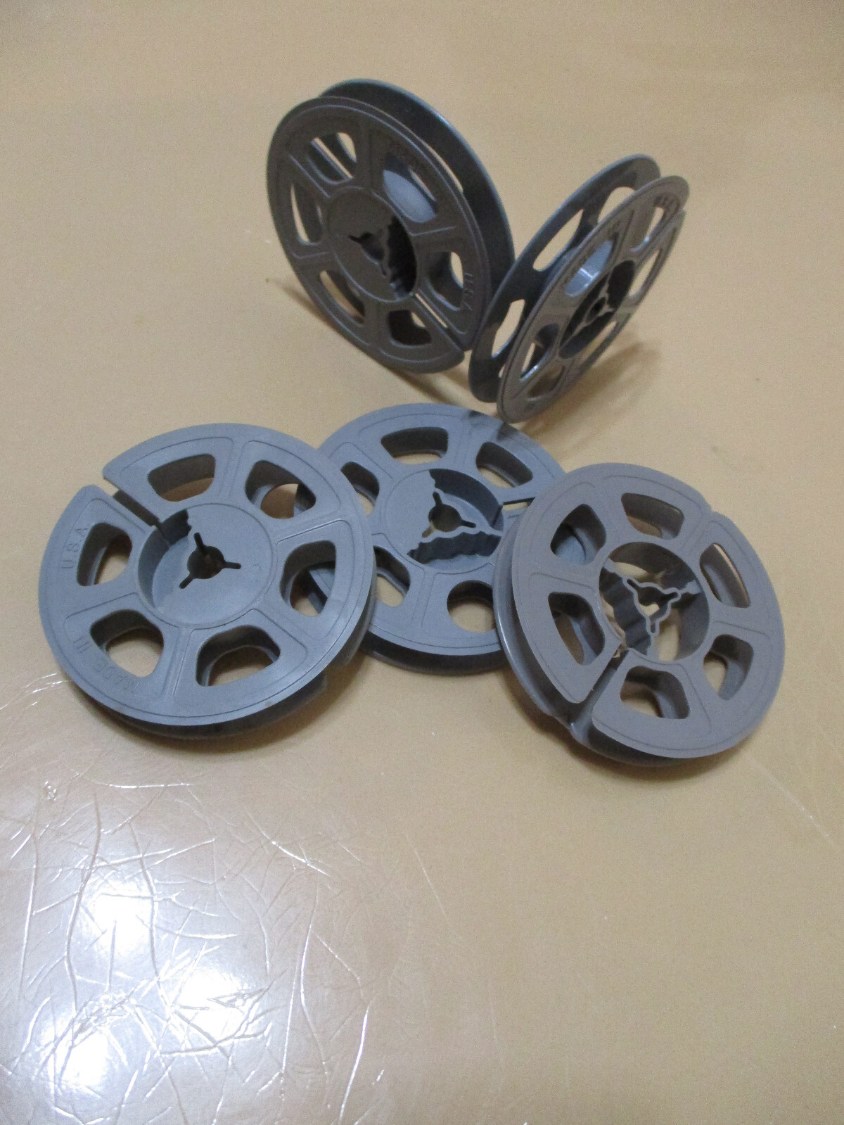 Vintage Regular 8MM Plastic Reels (Lot Of 5)
