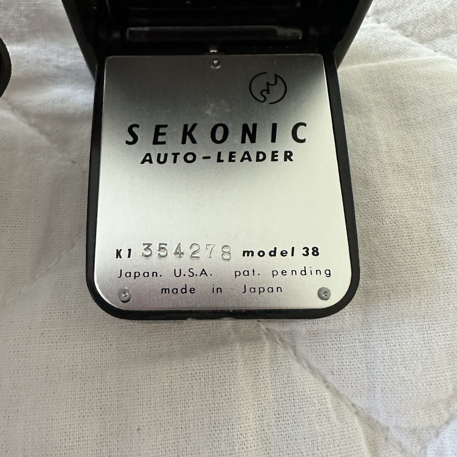 Sekonic L-38 “Auto Leader” Exposure Light Meter Japan Vintage 1960
