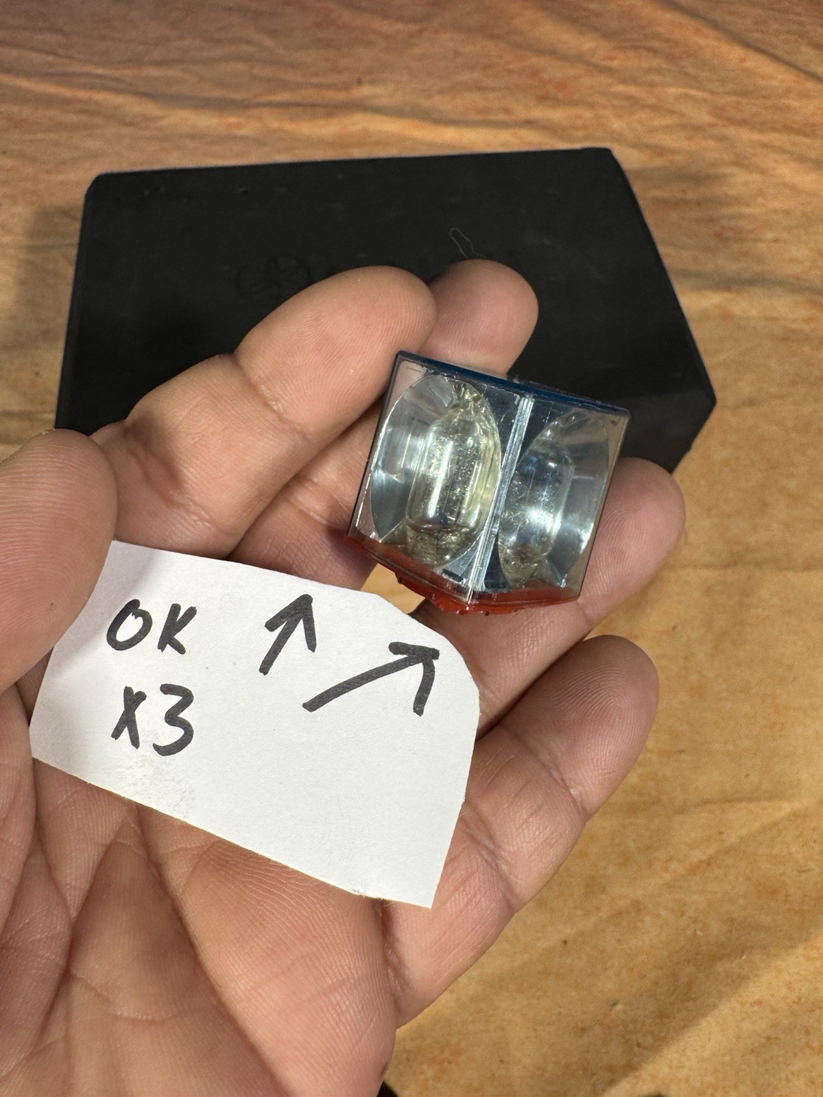 Vintage High Power GE Flash Cubes – 4 Cubes, One Side Used