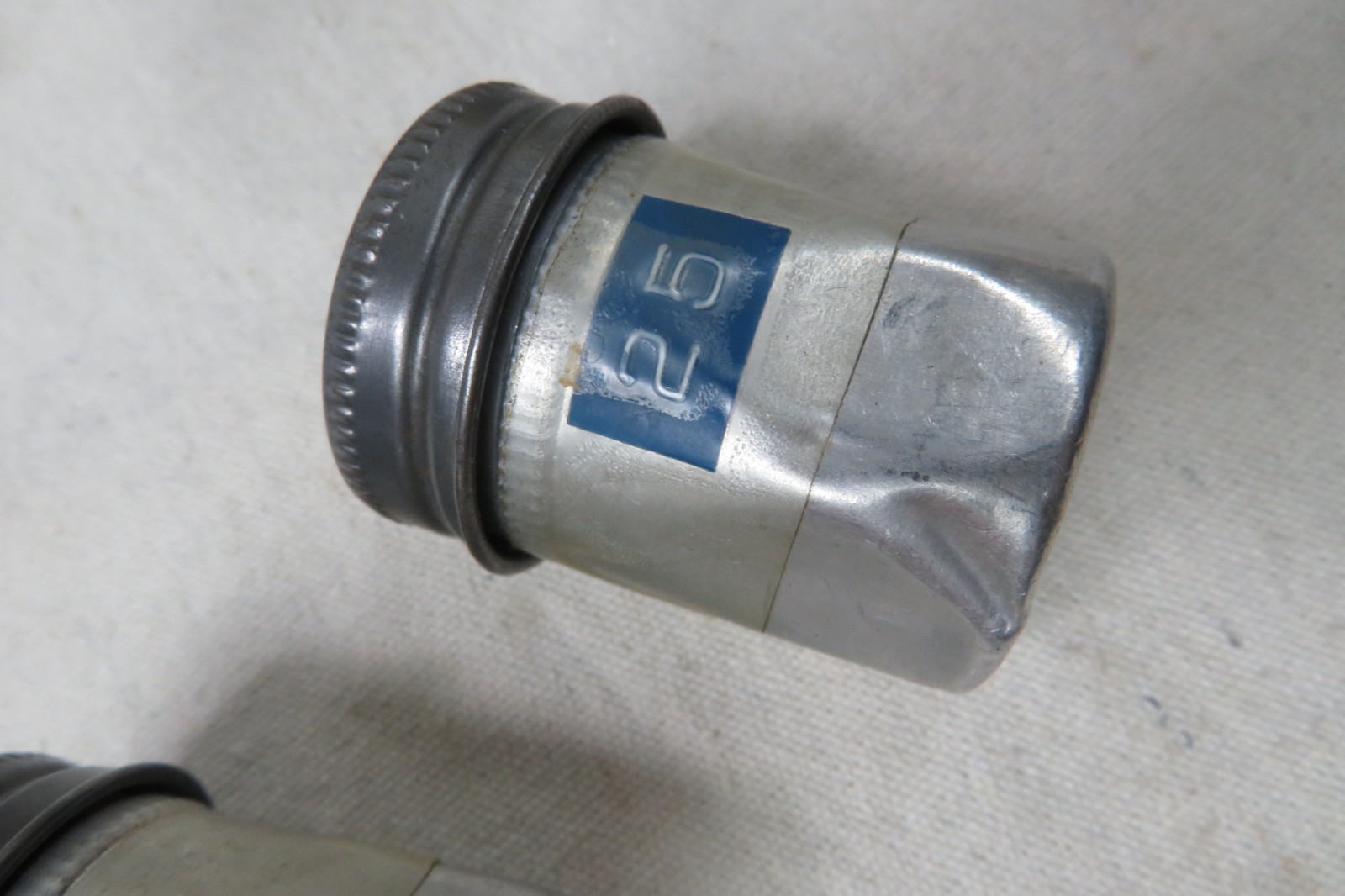 Lot of 5 Vintage Metal Aluminum 35mm Film Can Canisters Kodak