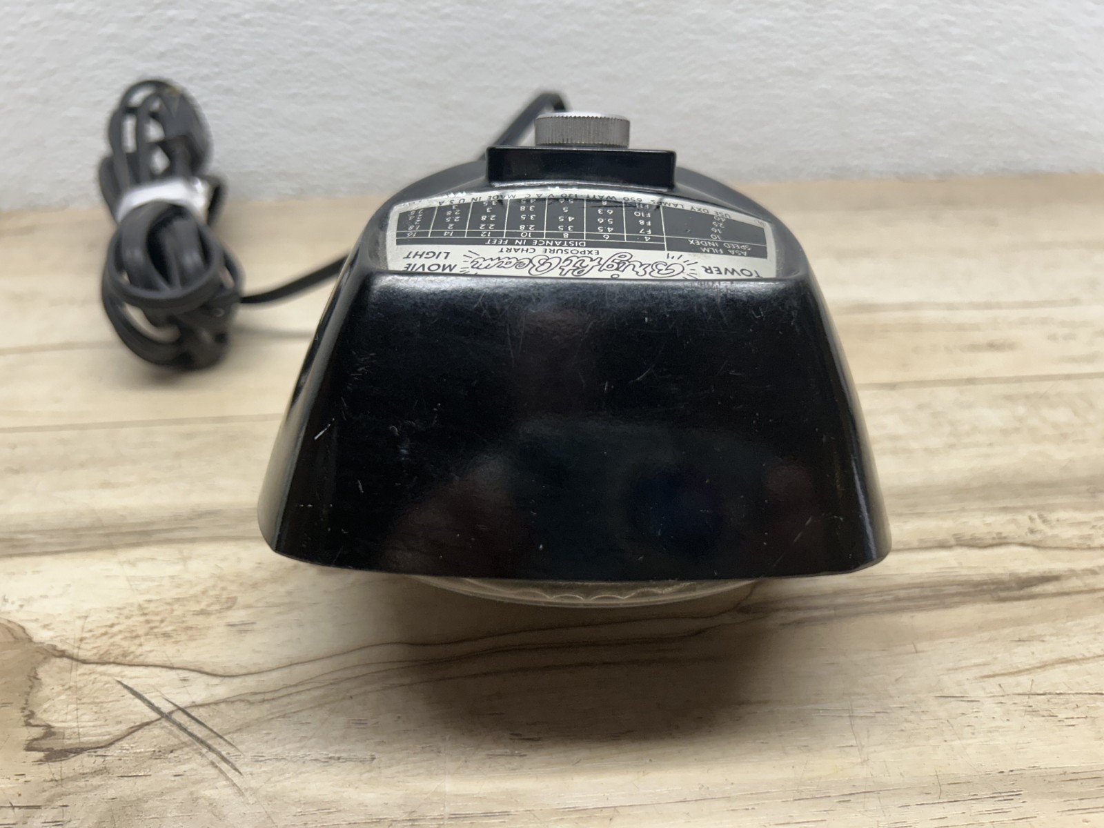 1960s Sears Bright Beam Tower Movie Light 650 Watt Tested-Works