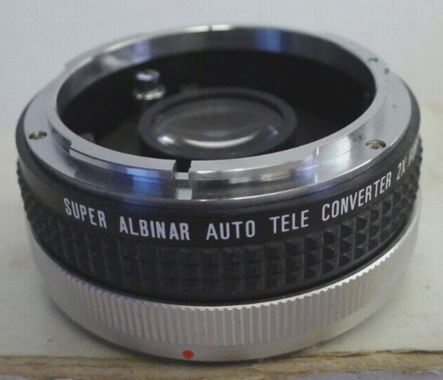 Super Albinar Auto Tele Converter 2X for Canon FD – Made in Japan