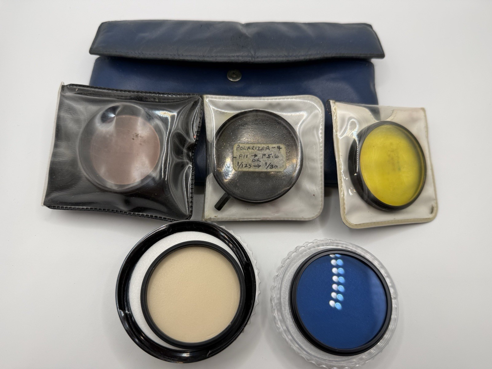 Vintage Camera Accessory Lot Kako 818 Flashes Filters Pentax Case Manual USA