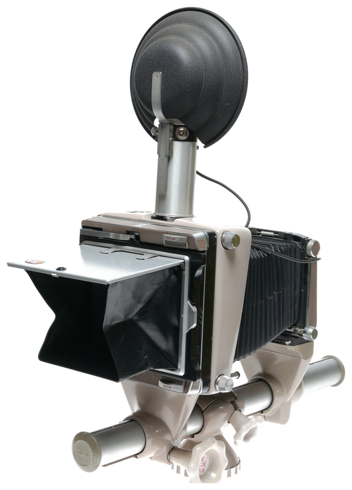 Linhof monorail 4×5 view camera Kardan 4.7/127mm Xenar Press