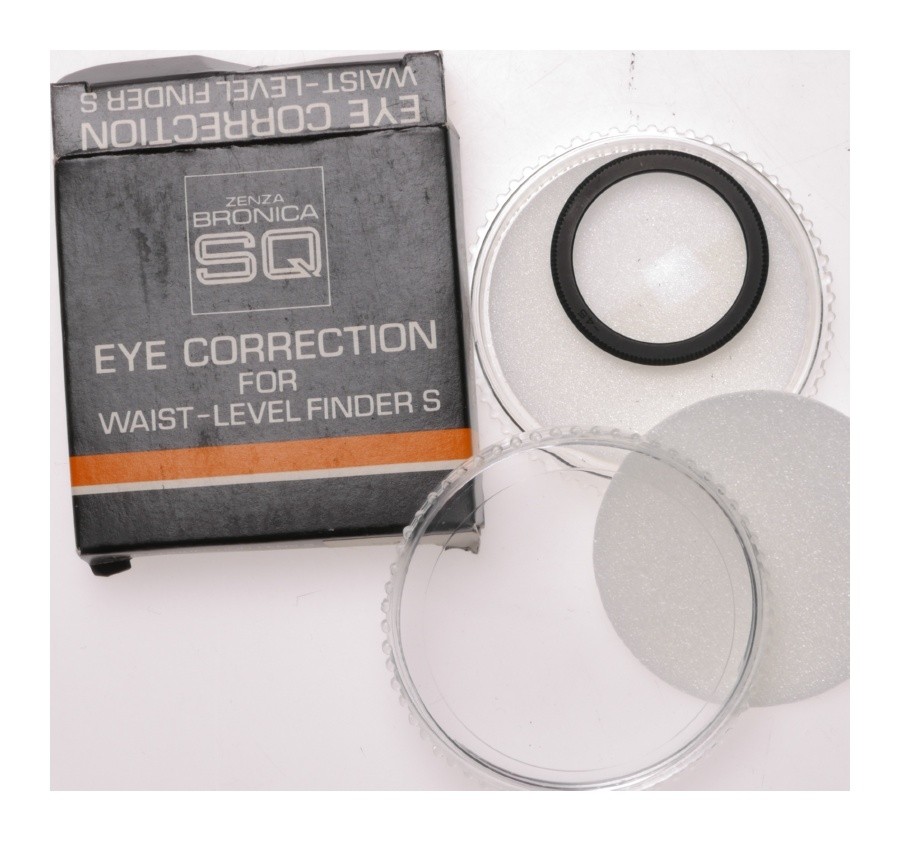 Bronica SQ camera -4,5 Eye Correction for waist level finder S set of 3x units