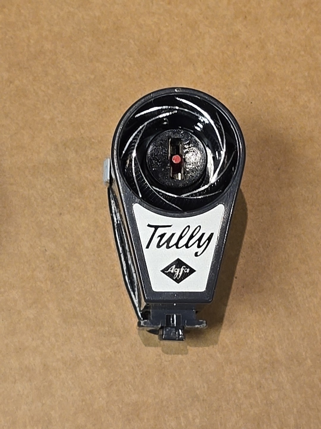 1950s Agfa Tully Fan Flash with Original Case Vintage Camera Accessory