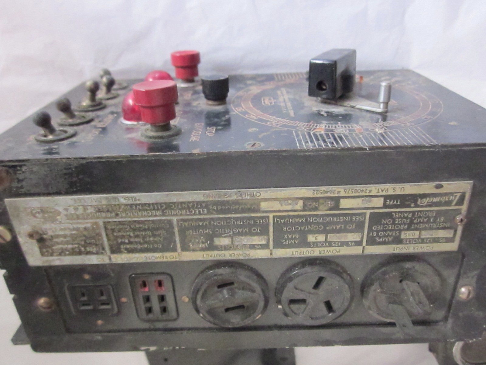 Vintage LUXOMETER Electronic Mechanical Products with Remote Light Meter